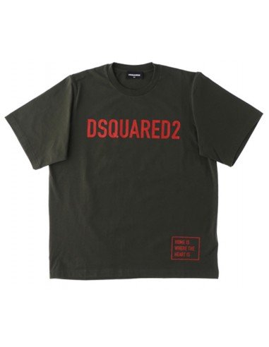 T-shirt Dsquared2 bimbo DQ1070 verde AI22