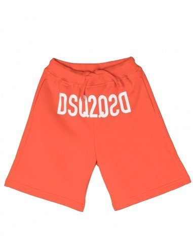 Shorts Dsquared2 bimbo DQ1606D003G arancione PE23