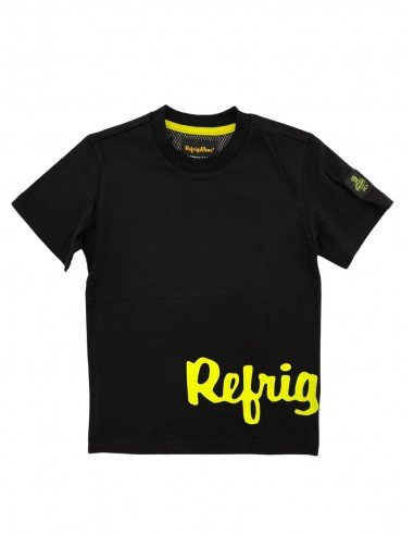 T-shirt Refrigiwear bimbo RW208 nera PE23