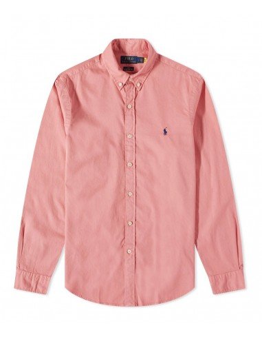 Camicia Polo Ralph Lauren uomo 710906936006 rosa slim fit PE23