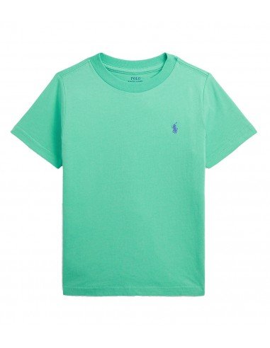 T-shirt Polo Ralph Lauren bimbo 321832904103 verde chiaro PE23
