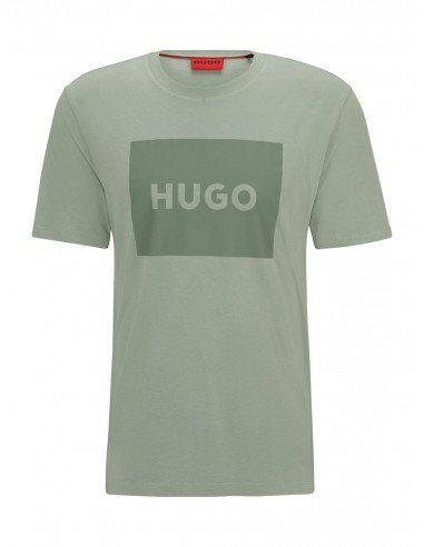 T-shirt Hugo Boss uomo 50467952 verde chiaro