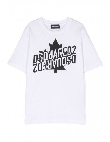 T-shirt Dsquared2 bimbo DQ1743D00MV bianca
