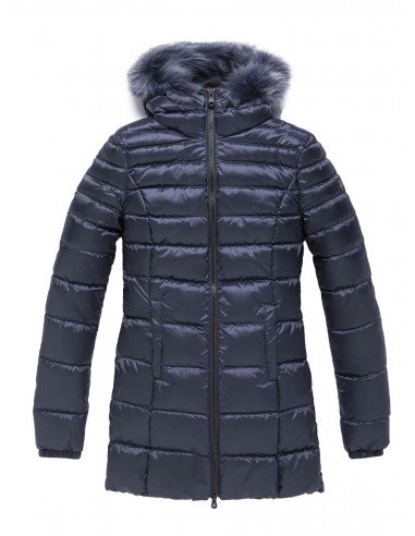 Giubbino Refrigiwear donna Long mead fur Jacket W98101RA0035 blu