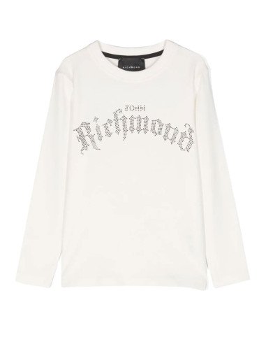 T-shirt John Richmond bimba RGA23020TS cloud bianca