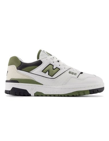Sneakers New Balance donna BB550 bianche e verdi