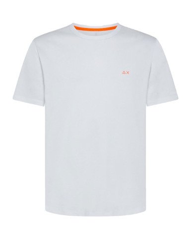 T-shirt Sun68 uomo Solid t34123 bianca