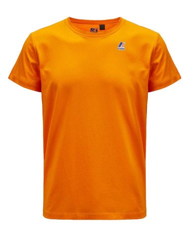 T-shirt K-way uomo K007JE0 Le Vrai Edouard arancio