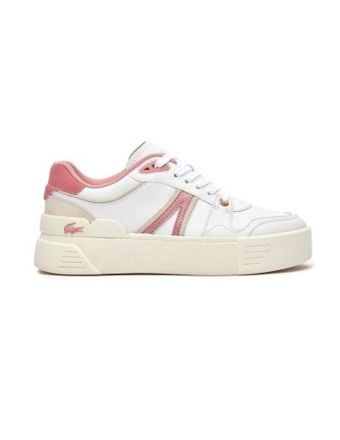 Sneakers lacoste donna L002 Evo 12447SFA0050 bianche rosa