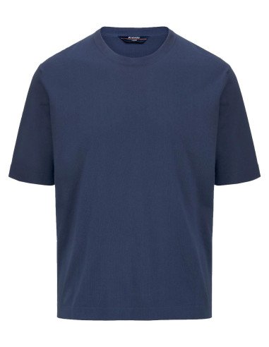 T-shirt K-way uomo K4126SW Combe blu indigo