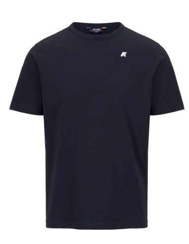 T-shirt K-way uomo K8131UW Adame stretch blu depth