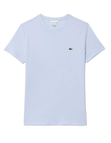 T-shirt Lacoste uomo TH6709 azzurro chiaro regular fit 