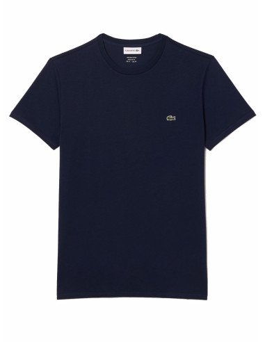 T-shirt Lacoste uomo TH6709 blu regular fit 