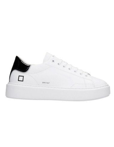 Sneakers Date donna Sfera Calf W997SFCA bianca e nera
